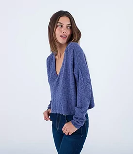 Bluzy damskie - Hurley Taylor V Neck Sweater Bluza damska - grafika 1