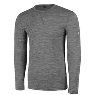 Koszulki sportowe męskie - Koszulka męska Zulu Merino 160 Long Rozmiar: XXL / Kolor: szary - miniaturka - grafika 1