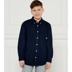 Tommy Hilfiger Lniana koszula Regular Fit - Bluzki dla chłopców - miniaturka - grafika 1