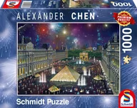 Puzzle - Schmidt Puzzle PQ 1000 Fajerwerki nad Luwrem G3 - - miniaturka - grafika 1