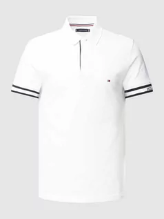 Koszulki męskie - Koszulka polo o kroju slim fit z wyhaftowanym logo - grafika 1
