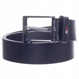 Tommy Hilfiger Męski Pasek Do Spodni Layton Leather 3.5 Black R.95 - Paski - miniaturka - grafika 1