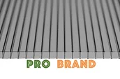 Pokrycia dachowe - Poliwęglan komorowy Pro Brand (wzmocniony) - , : 2500, , : 2100, , : 10, : Dymny (szary) - miniaturka - grafika 1