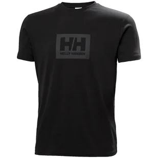 Koszulka męska Helly Hansen Hh Box T 2.0 Rozmiar: M / Kolor: ciemnoniebieski - Koszulki sportowe męskie - miniaturka - grafika 1