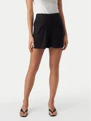 Spodenki damskie - Vero Moda Szorty materiałowe Jesmilo 10279694 Czarny Regular Fit - miniaturka - grafika 1