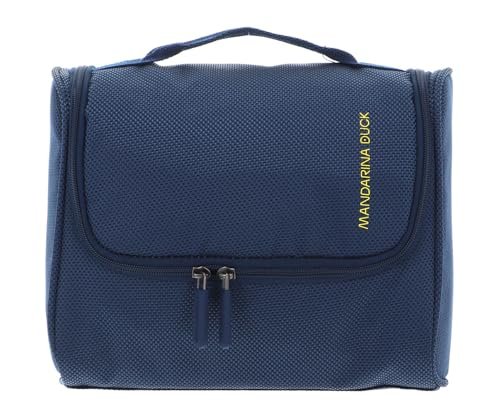 Mandarina Duck Zephyr NECESSAIRE, kosmetyczka unisex, niebieska sukienka, P10OTN01, Sukienka niebieska, Etui kosmetyczne Rigido in Policarbonato