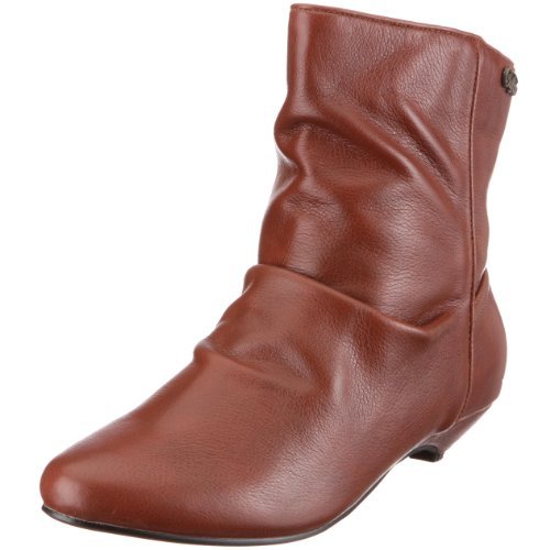 Buffalo Girl 101881 233382 Grain PU TAN 44, kozaki damskie, brązowy - Braun Tan 44-37 EU