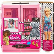 Akcesoria dla lalek - Barbie Lalka Szafa na ubranka - miniaturka - grafika 1