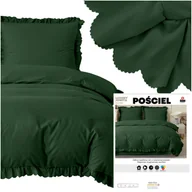 Pościel - Pościel 220 x 200 3cz z Falbaną Luxury Jowita 05 - miniaturka - grafika 1