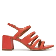 Sandały damskie - Sandały Tamaris 1-28359-44 Pomarańczowy - miniaturka - grafika 1