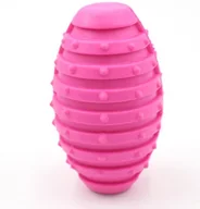 Zabawki dla psów - Zabawka Dla Psa Gumowa Piłka Gryzak Piszczałka Owalna - miniaturka - grafika 1