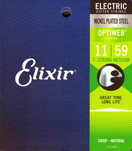 Elixir 19106 - struny do gitary elektrycznej ♦ 30 DNI NA ZWROT ♦ GWARANCJA DOOR-TO-DOOR ♦ SZYBKA WYSYŁKA - Struny gitarowe  - miniaturka - grafika 1
