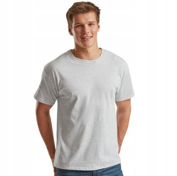 T-shirt Koszulka Męska Bawełna 100% FruitLoom Original T 610820 SZARY M