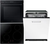 Zestawy AGD - Zestaw AGD do zabudowy Samsung Zmywarka DW60M6031BB + Piekarnik NV7B41205AK + Płyta indukcyjna NZ64H37070K - miniaturka - grafika 1