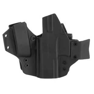 DOUBLETAP GEAR - Kabura wewnętrzna Kydex Appendix IWB z ładownicą do CZ P-10 C - Czarna - Odzież taktyczna i umundurowanie - miniaturka - grafika 2
