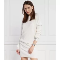 Sukienki - Armani Exchange Sukienka Vestito | z dodatkiem wełny - miniaturka - grafika 1
