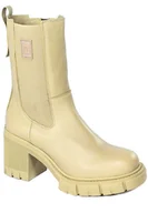 Botki damskie - Botki Nessi 22376 Beż 122 Skóra - NESSI - miniaturka - grafika 1