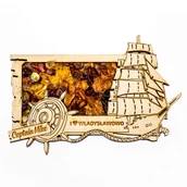 Dekoracje domu - Magnes Z Bursztynem Na Lodówkę I Love Władysławowo - miniaturka - grafika 1