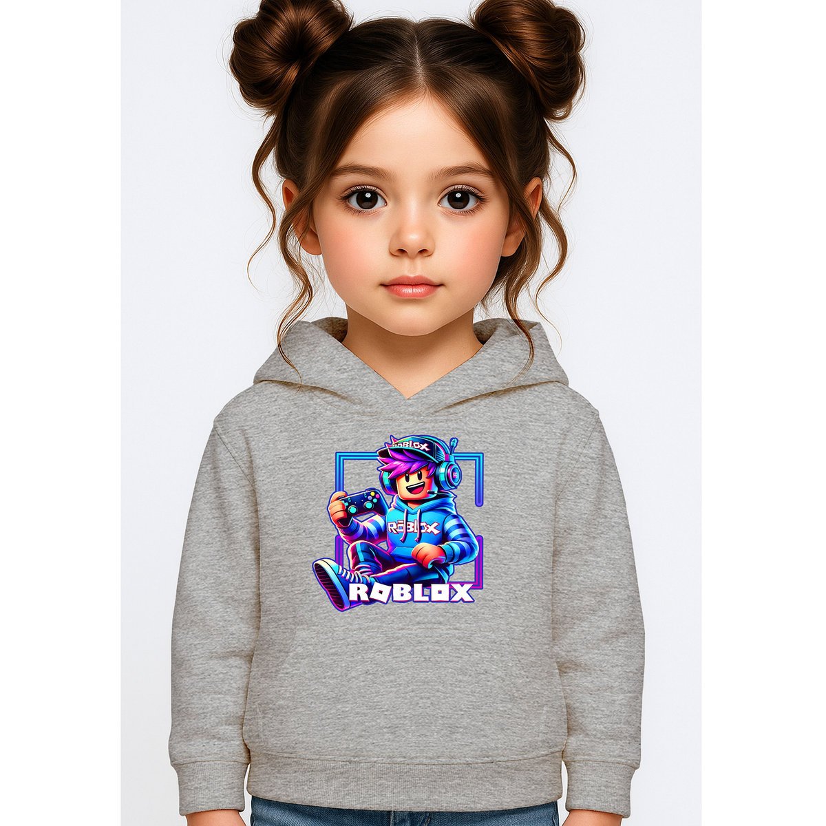 BLUZA DZIECIĘCA Z KAPTUREM ROBLOX GRACZ 110-116 DLA DZIECKA PREZENT