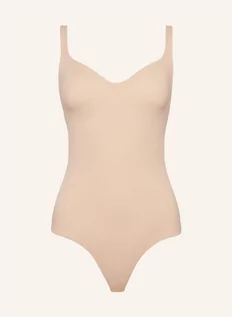 Body - Wolford Body Modelujące Mat De Luxe beige - grafika 1