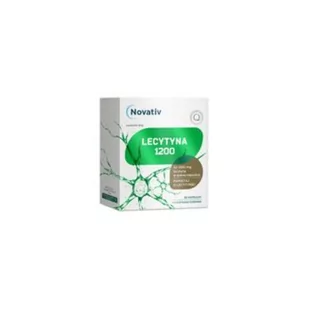 Novativ Lecytyna 1200, 60kaps. - Suplementy naturalne - miniaturka - grafika 1