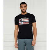 Koszulki męskie - Napapijri T-shirt Lari | Relaxed fit - miniaturka - grafika 1