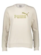 Bluzy damskie - Puma Bluza "Essentials+" w kolorze beżowym - miniaturka - grafika 1