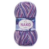 Pasmanteria - Włóczka skarpetkowa wełniana Nako Boho Desen kol. 82456 - miniaturka - grafika 1