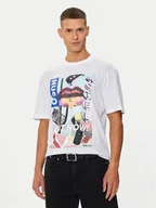 Koszulki męskie - Hugo T-Shirt Narcado 50513316 Biały Relaxed Fit - miniaturka - grafika 1