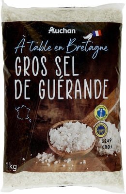 Sól Celtycka Gros Sel de Guérande 1kg Auchan Naturalna Bretania