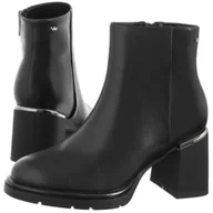 Botki damskie - Botki Czarne 55340-51 (WO330-a) Wojas - miniaturka - grafika 1
