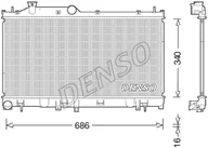 Układ chłodzenia - akcesoria - Chłodnica, układ chłodzenia silnika Denso DRM36021 - miniaturka - grafika 1