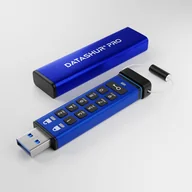 Pendrive - iStorage datAshur Pro USB3 256GB pamięć USB USB Typu-A 3.2 Gen 1 (3.1 Gen 1) Niebieski - miniaturka - grafika 1