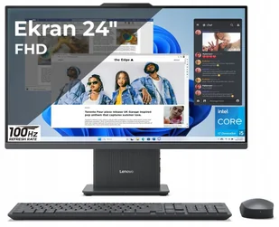 Komputer Lenovo AiO IdeaCentre 23,8'FHD 100Hz i5-13420H 32GB SSD1024 W11 - Zestawy komputerowe - miniaturka - grafika 1