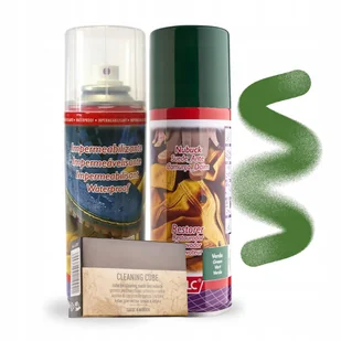 Zielony Spray Renowator z Gumką do Zamszu i Impregnatem Palc Zestaw 3w1 - Środki do obuwia i ubrań - miniaturka - grafika 1