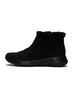 Kozaki damskie - Skechers Damskie kozaki z krótką cholewką On The Go Joy Bundle Up 15501-c, czarny, 40 EU - miniaturka - grafika 1