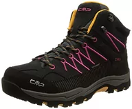 Buty dla dziewczynek - CMP Unisex dziecięce buty trekkingowe Rigel Mid, Antracite Bouganville - 34 EU - miniaturka - grafika 1