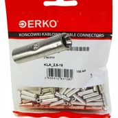 Kostki, złączki, wtyczki - Erko Końcówka (tulejka) łącząca Cu KLA 2,5-15 /100szt./ KLA_2,5-15/1 - miniaturka - grafika 1