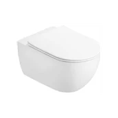 Miski WC - Mexen Carmen miska wc Rimless Tornado z deską wolnoopadającą slim, duroplast, biała połysk - 3088L4000T - miniaturka - grafika 1
