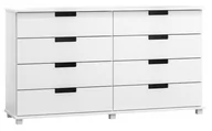 Komody - Komoda sosnowa drewniana nr1 Modern 160x100x42 biała - miniaturka - grafika 1