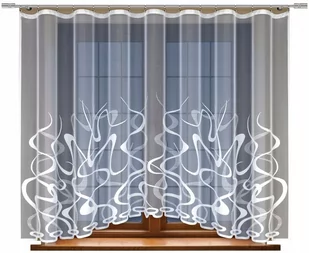 Firana żakardowa wzór 21998 300x180cm (z taśmą) - Firany - miniaturka - grafika 1