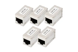 Digitus Modułowy łącznik wtykowy CAT 6A, ekranowany - 5 kst DN-93905-5 - Adaptery i przejściówki - miniaturka - grafika 1