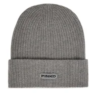 Czapki damskie - Czapka PINKO Bosnia 105993 A2Z4 Szary - miniaturka - grafika 1