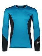 Koszulki sportowe damskie - Mizuno Koszulka funkcyjna "Virtual Body G2" w kolorze niebieskim - miniaturka - grafika 1