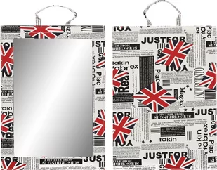 Lustro Q-32-SILVER lusterko fryzjerskie duże z rączką - Meble fryzjerskie - miniaturka - grafika 1