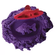 Zabawki kreatywne - Kinetic Sand: Zamek z piaskownicą (1lbs/0,45kg) - Purple - miniaturka - grafika 1