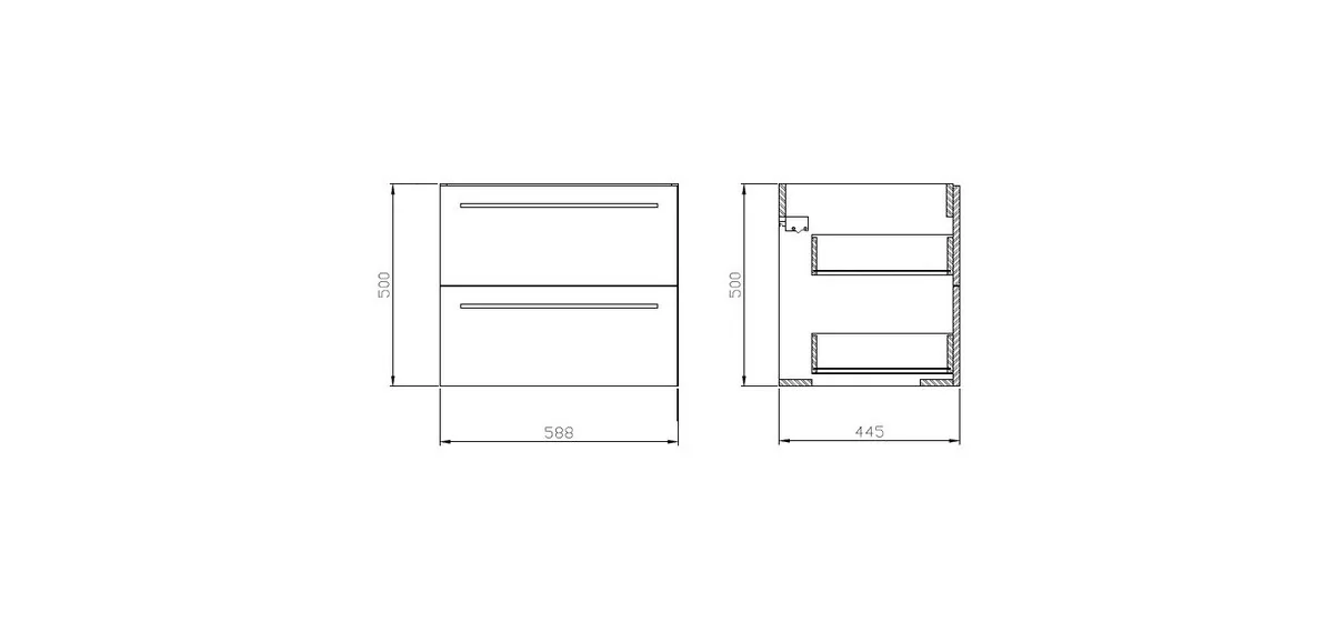 Cersanit GRACJA Zestaw szafka + umywalka 60 biały S801-068-DSM S801-068-DSM