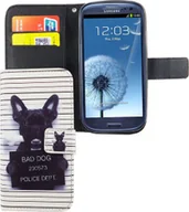 Etui i futerały do telefonów - Etui na telefon komórkowy Samsung Galaxy S3 / S3 Neo Bad Dog White - miniaturka - grafika 1