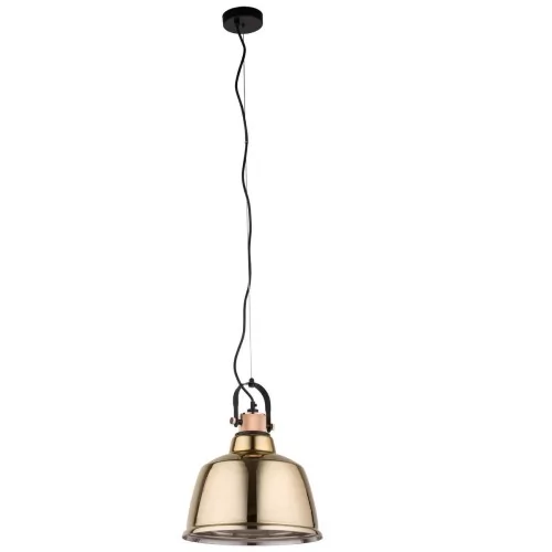 Nowodvorski Amalfi L 8381 lampa wisząca zwis 1x40W E27, szkło metalizowane/mosiądz