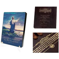 Ikony i obrazy sakralne - Naklejana ikona religijna z cytatem - Jezus Chrystus - miniaturka - grafika 1